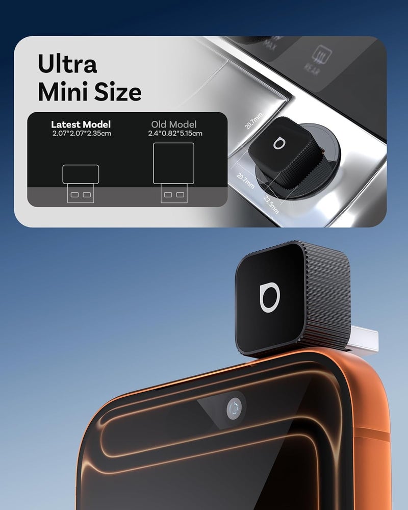 Ottocast 2026 Upgrade Mini Cube 3.0, 2-in-1 Wireless CarPlay & Android Auto Adapter, Plug & Play Dongle, Fast Auto-Reconnect, Dual-Band 5Ghz, for Cars with Wired CarPlay & Android Auto (Black) - Image 5